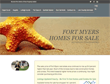 Tablet Screenshot of bestfortmyersrealestate.com